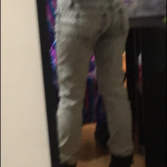 Acid wash high waist distressed Wax Jean - Picture 6 of 7